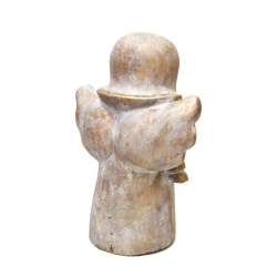 Choinka ceramiczna betonowa Rustykalny Złoty 29cm